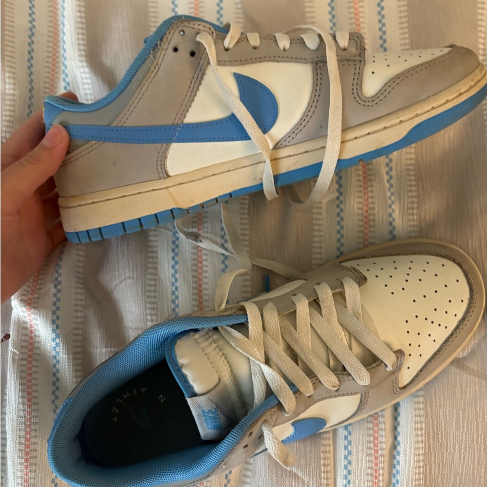 Nike Blue and White Athletic Shoes